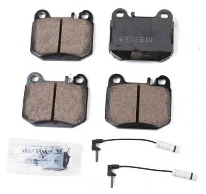 Mercedes Disc Brake Pad Set - Rear 163420112041 - Akebono Euro Ultra-Premium EUR874